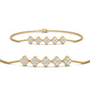 Load image into Gallery viewer, flower-diamond-chain-stacking-bracelet-in-FDBRC9643ANGLE2-NL-YG