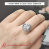 Load image into Gallery viewer, flower-halo-round-black-diamond-engagement-ring-in-white-gold-FD10073ROR-4-1