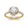 Load image into Gallery viewer, flower-halo-round-diamond-engagement-ring-in-yellow-gold-FD10073RORANGLE5-NL-YG_d1147288-ef57-4580-8f7e-aabd97c93906?v=1750409788