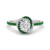 Load image into Gallery viewer, flower-halo-round-emerald-engagement-ring-in-white-gold-FD10073RORGEMGR-NL-WG_07da8645-8e52-4914-8714-04c39e2e93ae?v=1750409787