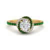 Load image into Gallery viewer, flower-halo-round-emerald-engagement-ring-in-yellow-gold-FD10073RORGEMGR-NL-YG_381c9a84-f4cf-47f6-be21-2f6ae40c7ae6?v=1750409788