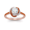Load image into Gallery viewer, flower-halo-round-orange-sapphire-engagement-ring-in-rose-gold-FD10073RORGSAORANGLE5-NL-RG_8e758bce-8817-4f75-a174-2956abc92fd3?v=1750409787