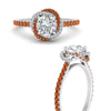 Load image into Gallery viewer, flower-halo-round-orange-sapphire-engagement-ring-in-white-gold-FD10073RORGSAORANGLE3-NL-WG_f78f64c0-f98c-4f03-b2a0-a0bbdaa9f5d2?v=1750409788