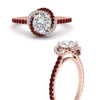 Load image into Gallery viewer, flower-halo-round-ruby-engagement-ring-in-rose-gold-FD10073RORGRUDRANGLE3-NL-RG_356ac2e0-c958-4d56-b022-f98a633a5369?v=1750409787