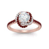 Load image into Gallery viewer, flower-halo-round-ruby-engagement-ring-in-rose-gold-FD10073RORGRUDRANGLE5-NL-RG_d265a83a-d767-4af6-a3e3-1f3fe0fb2ed9?v=1750409787