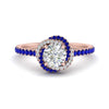 Load image into Gallery viewer, flower-halo-round-sapphire-engagement-ring-in-rose-gold-FD10073RORGSABL-NL-RG_a6b53270-e1e2-4151-b0e7-8c08b02a70a5?v=1750409787