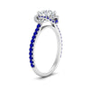 Load image into Gallery viewer, flower-halo-round-sapphire-engagement-ring-in-white-gold-FD10073RORGSABLANGLE2-NL-WG_77d19fd3-69ca-4d44-9246-7a72ffeee0b4?v=1750409787