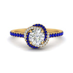 Load image into Gallery viewer, flower-halo-round-sapphire-engagement-ring-in-yellow-gold-FD10073RORGSABL-NL-YG_75fc82fb-2a9b-4c60-a53c-55e741a02bd8?v=1750409787
