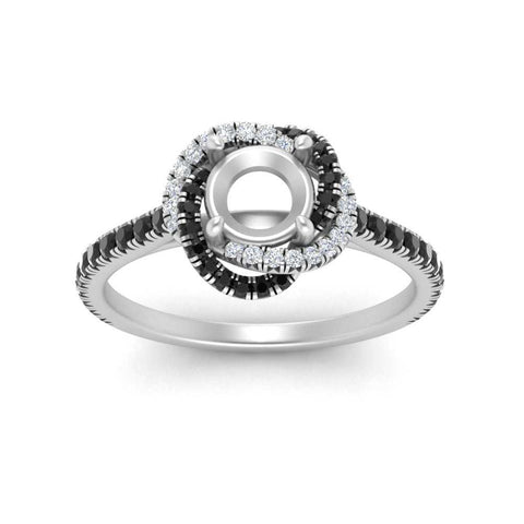 flower-halo-semi-mount-black-diamond-engagement-ring-in-white-gold-fd10073smrgblack-nl-wg
