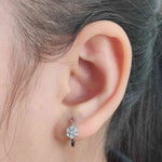 Load image into Gallery viewer, flower-small-2-tone-hoop-huggie-earrings-in-white-gold-fdear10833-fancy-nl-wg
