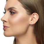 Load image into Gallery viewer, flower-small-2-tone-hoop-huggie-earrings-in-yellow-gold-fdear10833-fancy1-nl-yg
