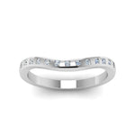 Load image into Gallery viewer, Flush Set Curved Wedding Band
