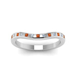 Load image into Gallery viewer, Flush Set Curved Wedding Band
