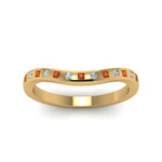 Load image into Gallery viewer, Flush Set Curved Wedding Band
