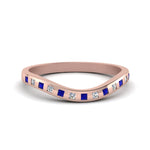 Load image into Gallery viewer, Flush Set Curved Wedding Band
