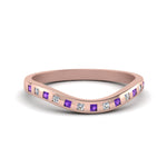 Load image into Gallery viewer, Flush Set Curved Wedding Band
