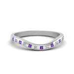 Load image into Gallery viewer, Flush Set Curved Wedding Band
