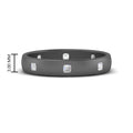 Thumbnail 17 - flush-set-asscher-cut-spaced-out-band-in-black-gold-FD10979AS-NL-BG