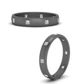 Thumbnail 19 - flush-set-asscher-cut-spaced-out-band-in-black-gold-FD10979AS-NL-BG