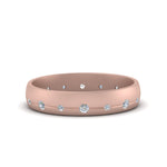 Load image into Gallery viewer, flush-set-diamond-wedding-band-in-14K-rose-gold-FDM122266B-NL-RG
