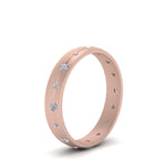 Load image into Gallery viewer, flush-set-diamond-wedding-band-in-14K-rose-gold-FDM122266B-NL-RG
