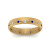 Load image into Gallery viewer, flush-set-diamond-wedding-band-with-blue-sapphire-in-14K-yellow-gold-FDM122266BGSABLANGLE5-NL-YG.jpg