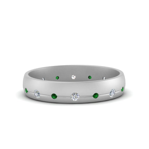 flush-set-diamond-wedding-band-with-emerald-in-14K-white-gold-FDM122266BGEMGR-NL-WG.jpg