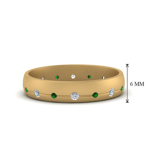 flush-set-diamond-wedding-band-with-emerald-in-14K-yellow-gold-FDM122266BGEMGR-NL-YG-HW.jpg