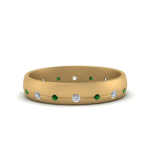 flush-set-diamond-wedding-band-with-emerald-in-14K-yellow-gold-FDM122266BGEMGR-NL-YG.jpg