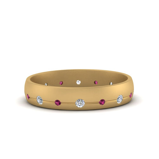 flush-set-diamond-wedding-band-with-pink-sapphire-in-14K-yellow-gold-FDM122266BGSADRPI-NL-YG.jpg