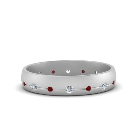 flush-set-diamond-wedding-band-with-ruby-in-14K-white-gold-FDM122266BGRUDR-NL-WG.jpg