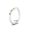 Load image into Gallery viewer, flush-set-orange-sapphire-curved-wedding-band-in-white-gold-fdens2255bgsaorangle2-nl-wg-ws4-hw.jpg?v=1776142549