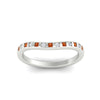 Load image into Gallery viewer, flush-set-orange-sapphire-curved-wedding-band-in-white-gold-fdens2255bgsaorangle5-nl-wg-ws4.jpg?v=1776142549
