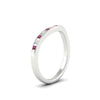 Load image into Gallery viewer, flush-set-pink-sapphire-curved-wedding-band-in-white-gold-fdens2255bgsadrpiangle2-nl-wg-ws4.jpg?v=1776142549