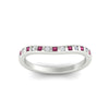 Load image into Gallery viewer, flush-set-pink-sapphire-curved-wedding-band-in-white-gold-fdens2255bgsadrpiangle5-nl-wg-ws4.jpg?v=1776142549