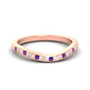 Load image into Gallery viewer, flush-set-purple-topaz-curved-wedding-band-in-rose-gold-fdens2255bgvitosleep-nl-rg-ws4.jpg?v=1776142549