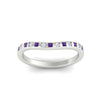 Load image into Gallery viewer, flush-set-purple-topaz-curved-wedding-band-in-white-gold-fdens2255bgvitoangle5-nl-wg-ws4.jpg?v=1776142549