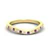 Load image into Gallery viewer, flush-set-purple-topaz-curved-wedding-band-in-yellow-gold-fdens2255bgvitosleep-nl-yg-ws4.jpg?v=1776142549