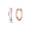 Load image into Gallery viewer, flush-set-round-diamond-hoop-earrring-in-rose-gold-FDEAR10976ANGLE1-NL-RG