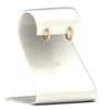 Load image into Gallery viewer, flush-set-round-diamond-hoop-earrring-in-yellow-gold-FDEAR10976ANGLE1-NL-YG