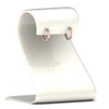 Load image into Gallery viewer, flush-set-round-diamond-hoop-earrring-with-emerald-in-rose-gold-FDEAR10976GEMGRANGLE1-NL-RG