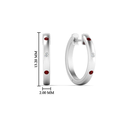 flush-set-round-diamond-hoop-earrring-with-ruby-in-white-gold-FDEAR10976GRUDRANGLE1-NL-WG