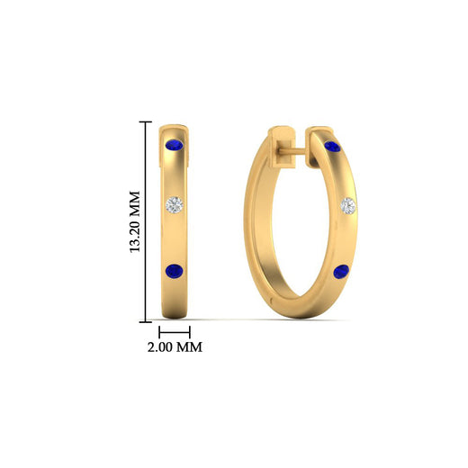 flush-set-round-diamond-hoop-earrring-with-sapphire-in-yellow-gold-FDEAR10976GSABLANGLE1-NL-YG