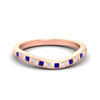 Load image into Gallery viewer, flush-set-sapphire-curved-wedding-band-in-rose-gold-fdens2255bgsablsleep-nl-rg-ws4.jpg?v=1776142549