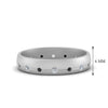 Load image into Gallery viewer, flush-set-wedding-band-with-black-diamond-in-14K-white-gold-FDM122266BGBLACK-NL-WG-HW.jpg