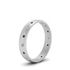 Load image into Gallery viewer, flush-set-wedding-band-with-black-diamond-in-14K-white-gold-FDM122266BGBLACKANGLE2-NL-WG.jpg