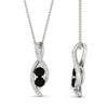 Load image into Gallery viewer, forever-us-black-diamond-two-stone-infinity-diamond-pendant-in-FDPD11484GBLACKANGLE1-NL-WG