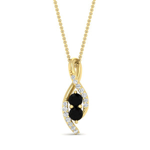 Forever Us Two Stone Infinity Pendant