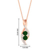 Load image into Gallery viewer, forever-us-emerald-two-stone-infinity-diamond-pendant-in-FDPD11484GEMGRANGLE1-NL-RG