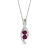 Load image into Gallery viewer, forever-us-pink-sapphire-two-stone-infinity-diamond-pendant-in-FDPD11484GSADRPIANGLE1-NL-WG